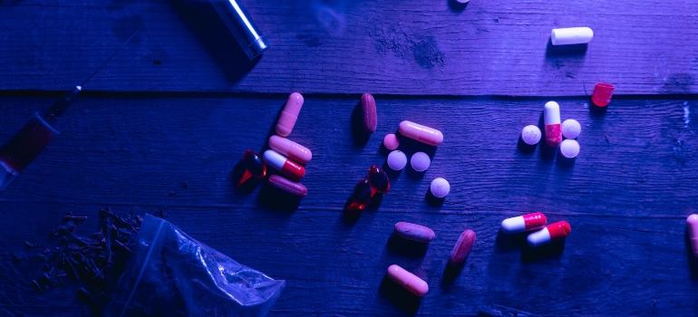 pills on the table