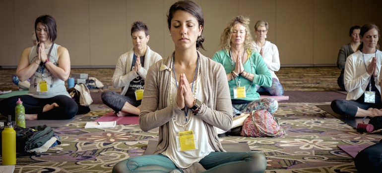 People meditating as a way to embrace spirituality during addiction recovery