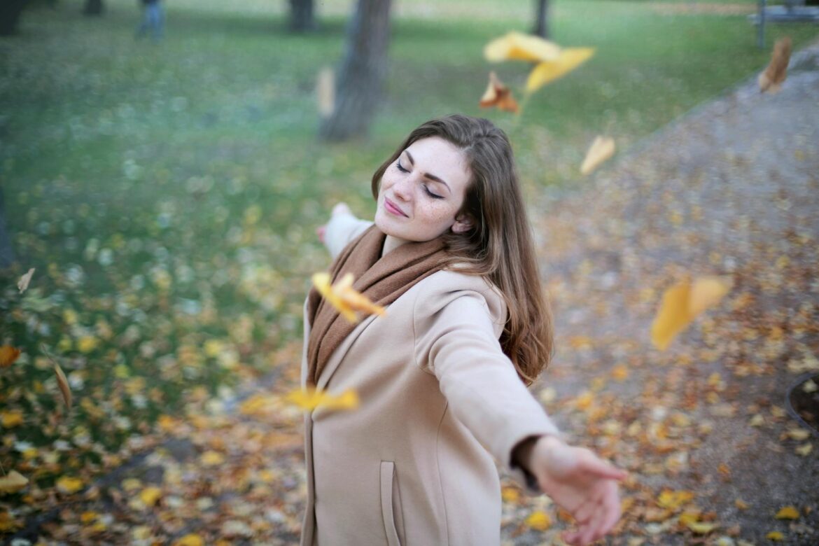 a girl enjoying nature as one of the seven Things You Will Love About Being Sober in West Virginia