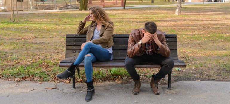 a couple having an argument over their Codependent Relationship